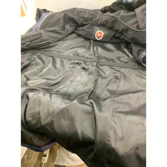 1 Madison Expedition Heritage Collection Womens Jacket Size L Black w/ Navy Trim - Picture 11 of 15